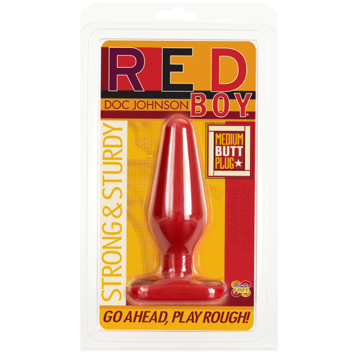 doc-johnson-red-boy-plug-anal-medium-rouge image 2