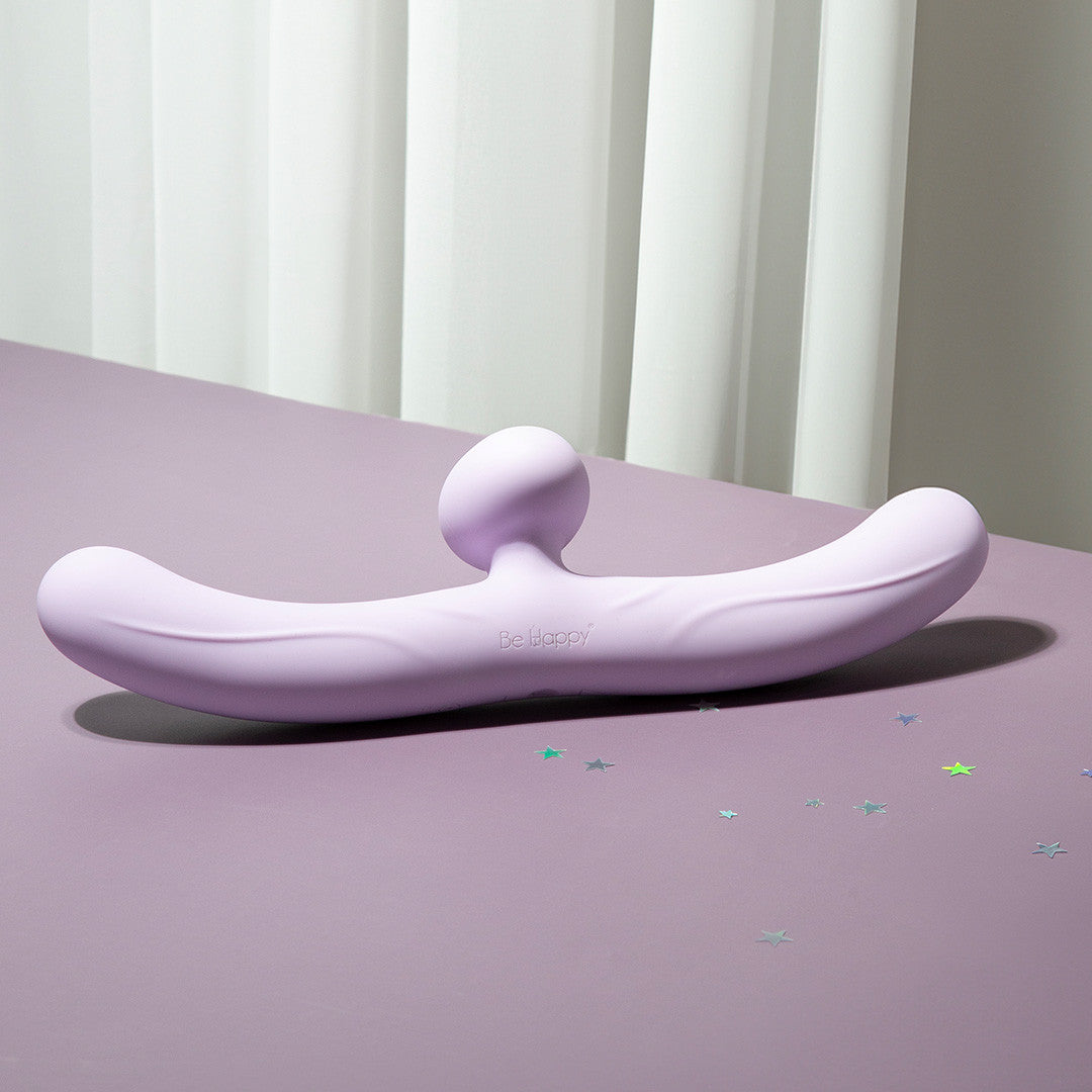 be-happy-alice-double-dong-vibrant-violet-silicone-point-g image 2