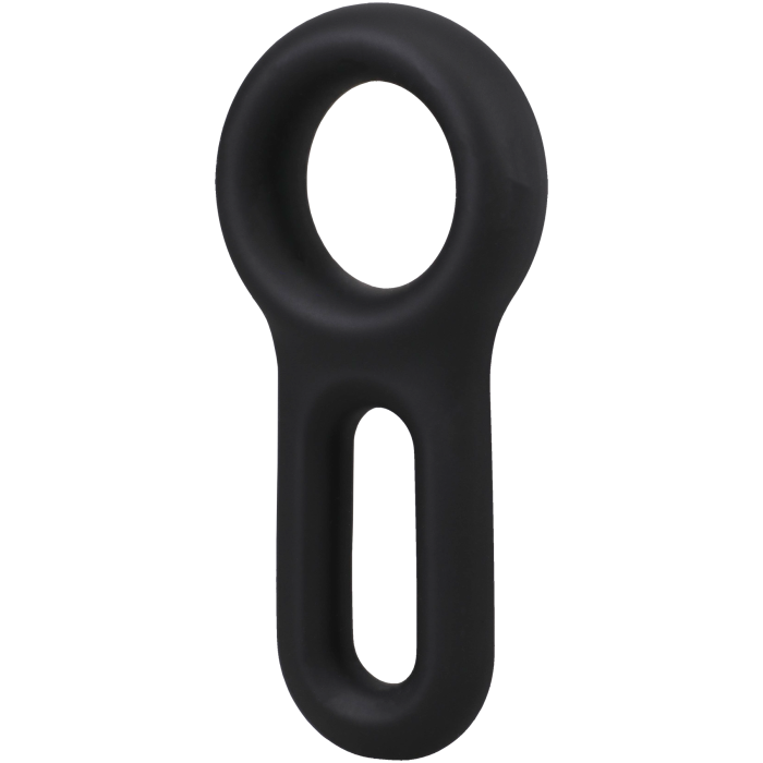 doc-johnson-rock-solid-keyhole-cockring-silicone-noir image 3