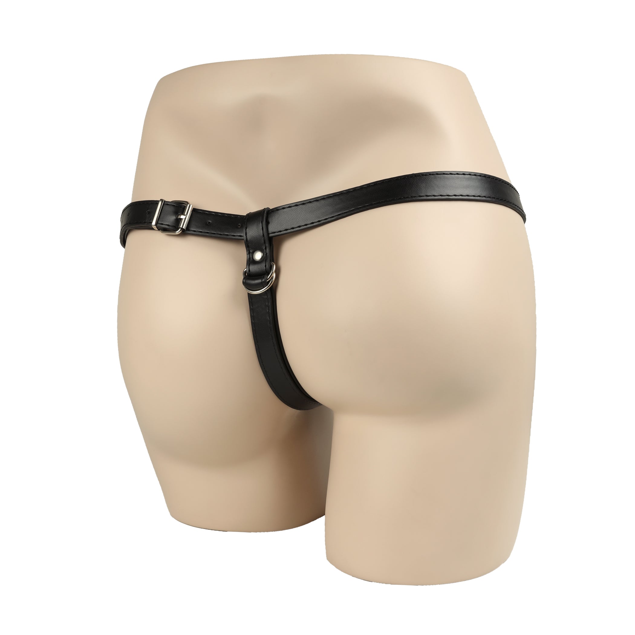 be-happy-harnais-double-gode-ceinture-vibrant-noir image 2