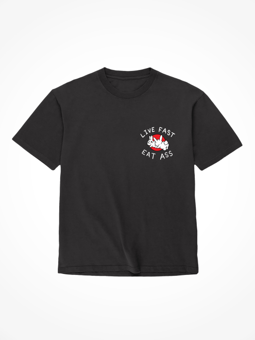 doc-johnson-assholes-live-forever-t-shirt-noir-coton-s image 1