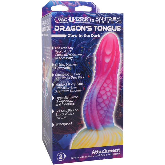 doc-johnson-vac-u-lock-dragon-s-tongue-gode-silicone-multicolore image 5