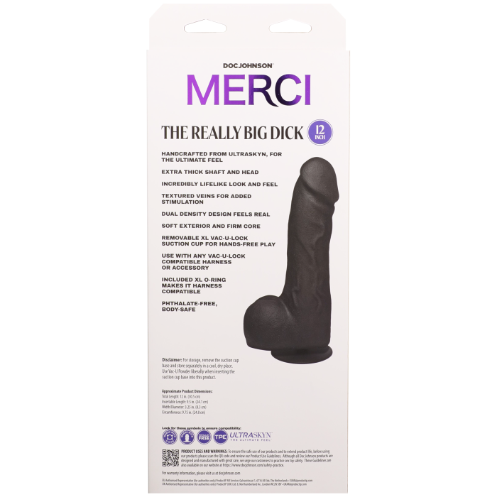 doc-johnson-merci-really-big-dick-12-gode-noir-xl-ventouse image 5