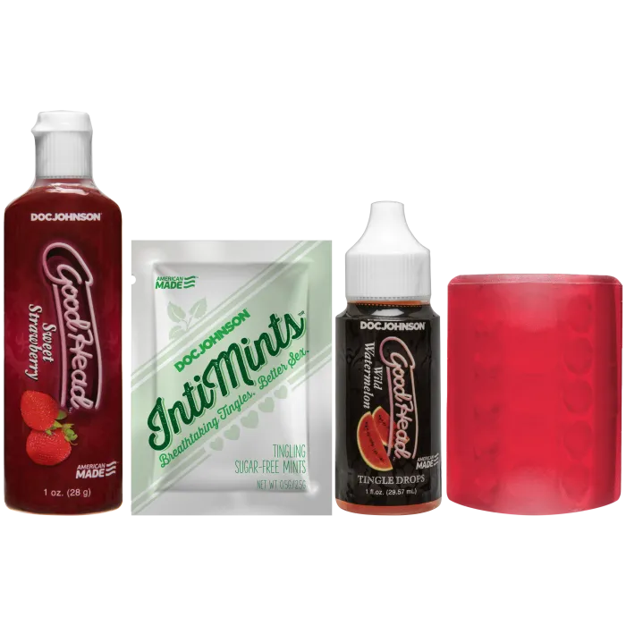 doc-johnson-goodhead-fundamentals-kit-sexe-oral-fraise image 1