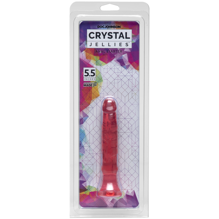 doc-johnson-crystal-jellies-plug-anal-starter-rose-14-cm image 2