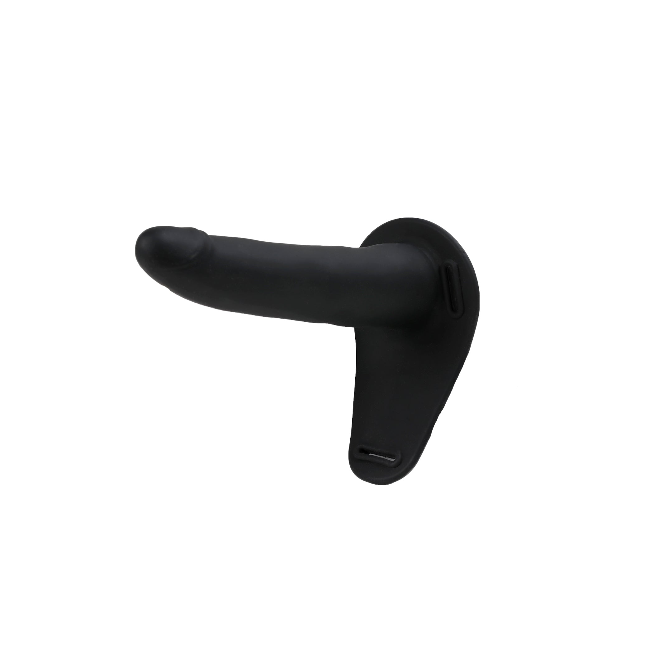 be-happy-godes-ceintures-harnais-dildo-vibrant-fin-noir-bullet image 1