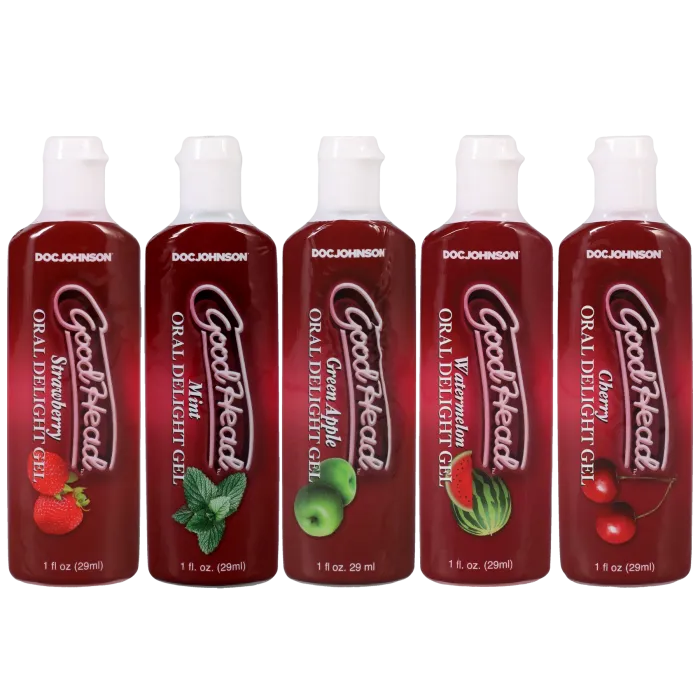 doc-johnson-goodhead-gel-oral-fruits-coffret-5-x-28-g image 1