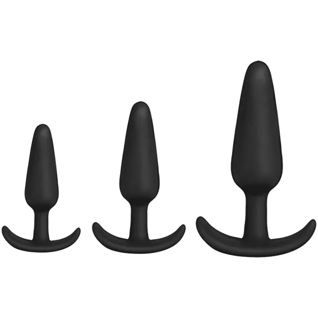 doc-johnson-merci-tush-trainer-kit-3-plugs-silicone-noir image 1
