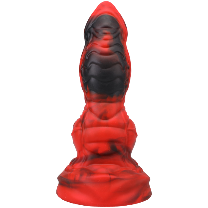 doc-johnson-vac-u-lock-red-raider-gode-silicone-rouge image 4