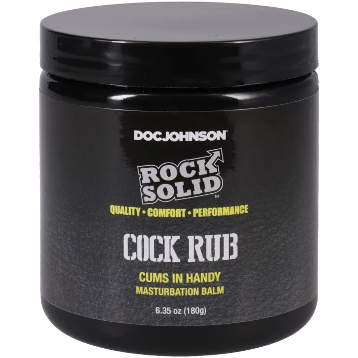 doc-johnson-rock-solid-cock-rub-cr-me-masturbation-180-g image 1