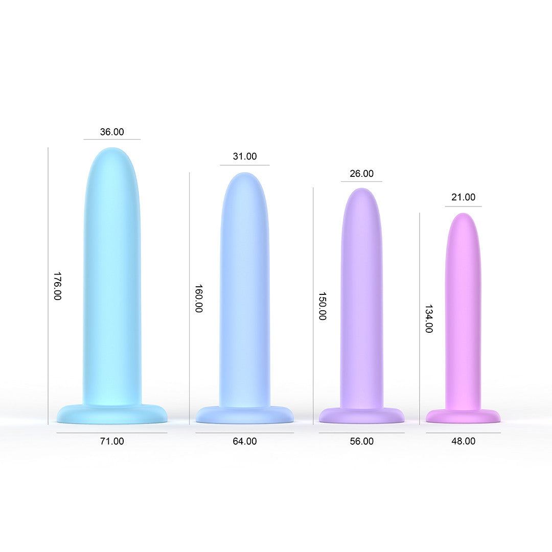 be-happy-ascension-gode-ventouse-silicone-multicolor-x4 image 5
