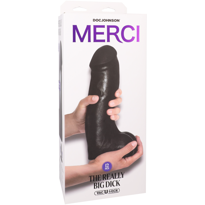doc-johnson-merci-really-big-dick-12-gode-noir-xl-ventouse image 2