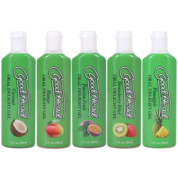 doc-johnson-goodhead-gel-oral-fruits-tropicaux-coffret-5x29ml image 1
