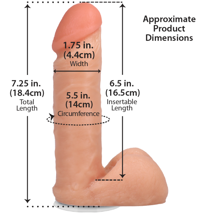 doc-johnson-realistic-cock-gode-15-cm-vanilla-ventouse image 2