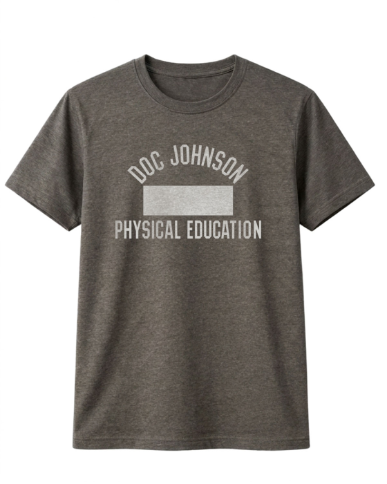 doc-johnson-physical-education-t-shirt-coton-gris-chin image 1