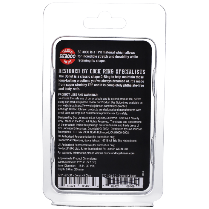 doc-johnson-rock-solid-the-donut-4x-anneau-p-nien-clear-30-mm image 5