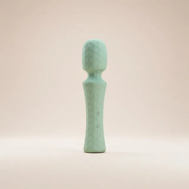be-happy-stormy-wand-clitoridien-vibrant-vert-puissant image 1