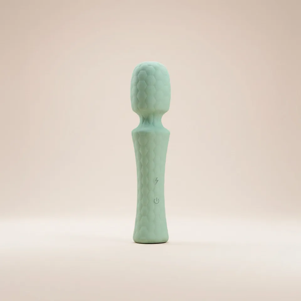 be-happy-stormy-wand-clitoridien-vibrant-vert-puissant image 1