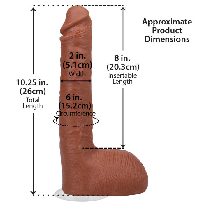 doc-johnson-signature-cocks-ricky-johnson-gode-25-cm-caramel-ventouse image 3