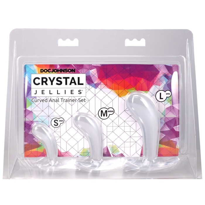 doc-johnson-crystal-jellies-kit-3-plugs-anaux-transparents image 5