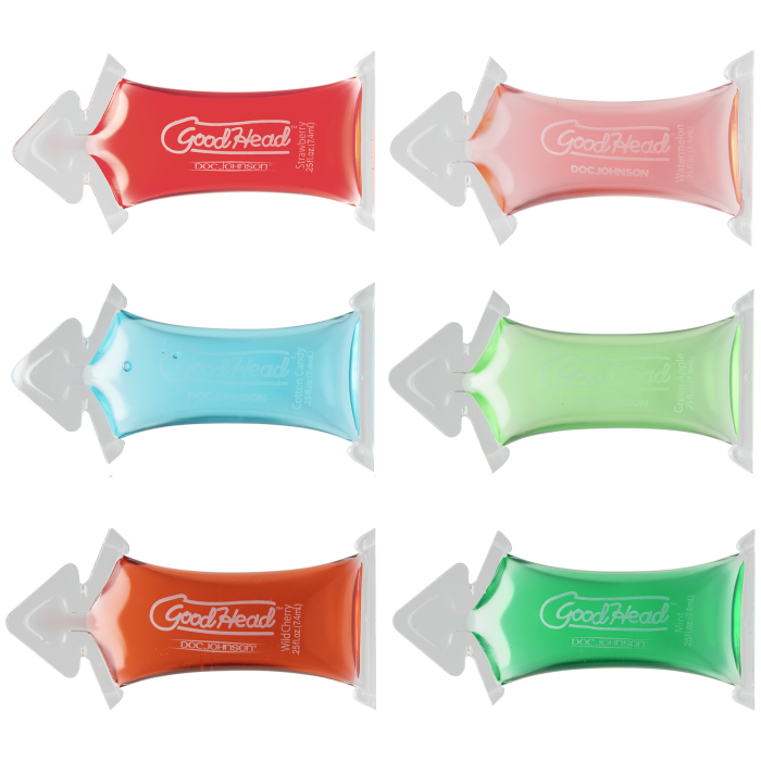 doc-johnson-goodhead-gel-oral-assortiment-6x7-4-ml-fruit image 1