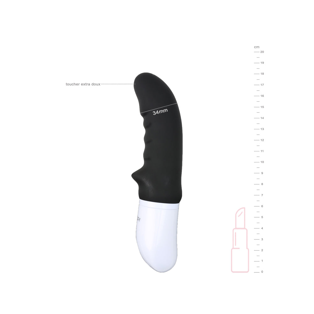 be-happy-ph-nom-nal-vibromasseur-point-g-silicone-noir-stri image 4