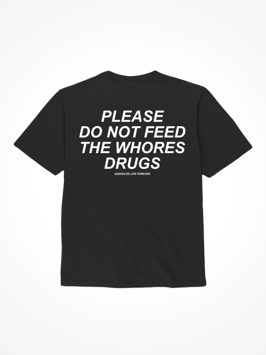 assholes-live-forever-t-shirt-noir-coton-small image 2