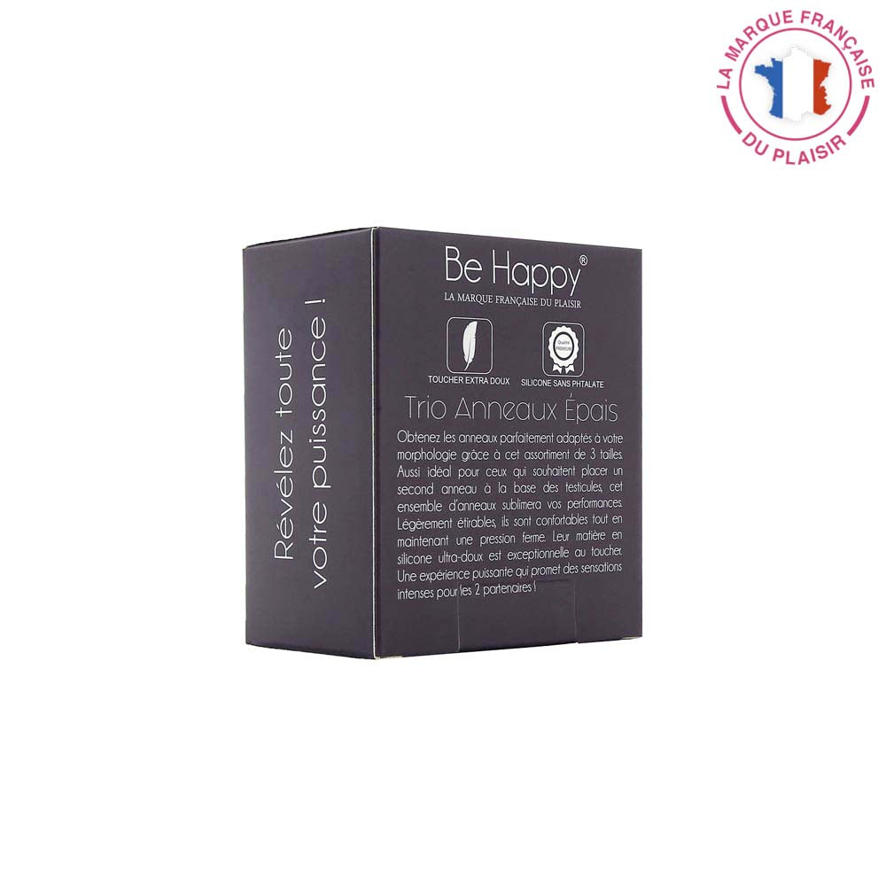 be-happy-trio-cockrings-pais-anneau-p-nien-noir-rection image 7