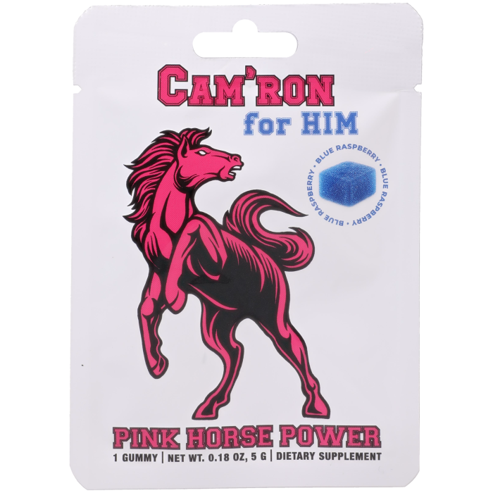 cam-ron-for-him-pink-horse-power-gummy-framboise-bleue image 1