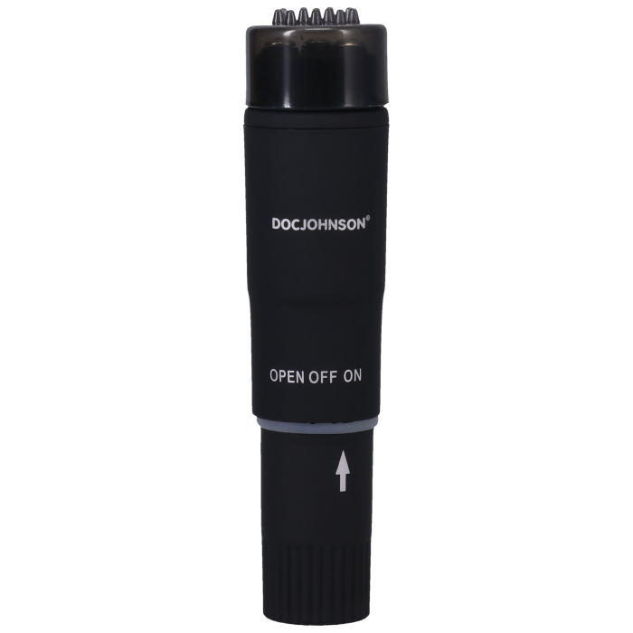 doc-johnson-black-magic-pocket-rocket-mini-vibro-noir-tanche image 1