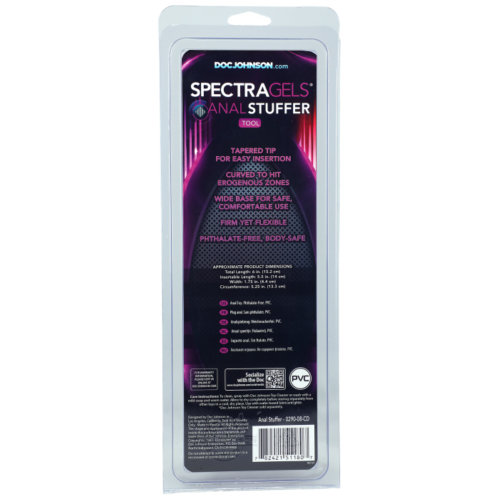 doc-johnson-spectragels-plug-anal-violet-perles-12-7-cm image 3