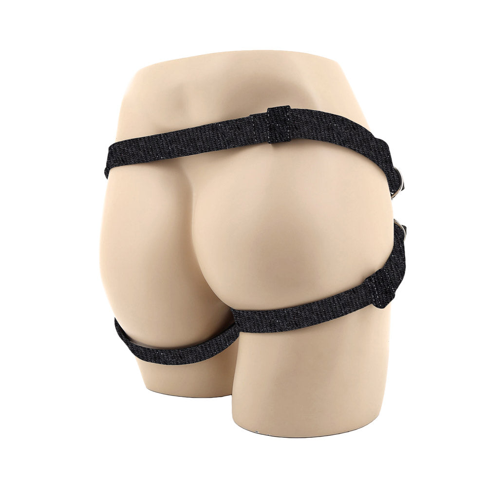 be-happy-harnais-gode-ceinture-jeans-noir-s-m image 2
