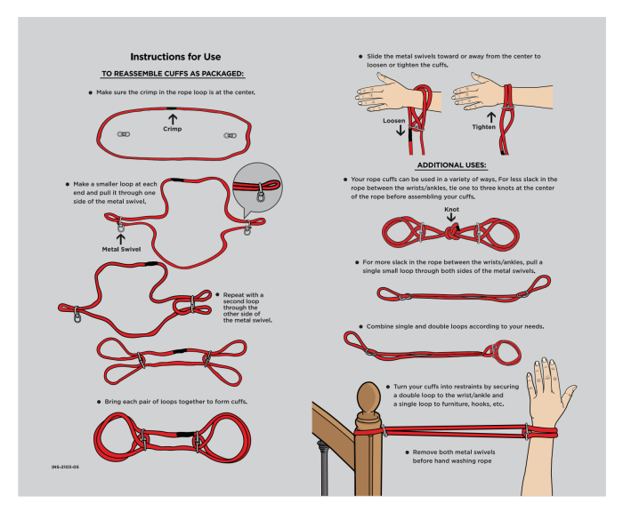 doc-johnson-bondage-japonais-menottes-coton-rouge-et-noir image 6