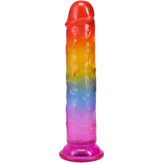 doc-johnson-crystal-jellies-gode-18-cm-rainbow image 1
