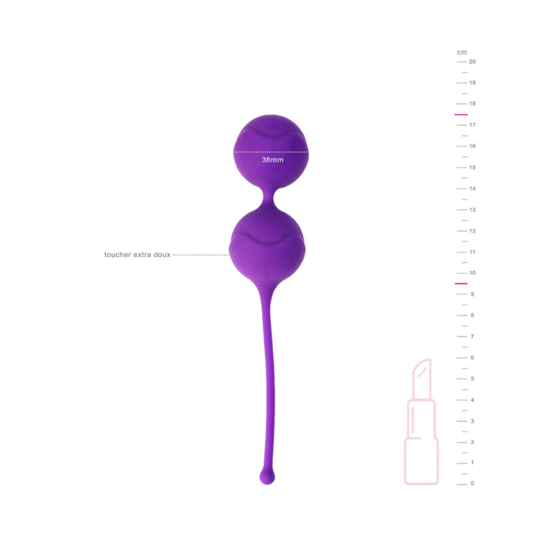 be-happy-boules-geisha-amour-rose-fluo-violet-silicone image 8