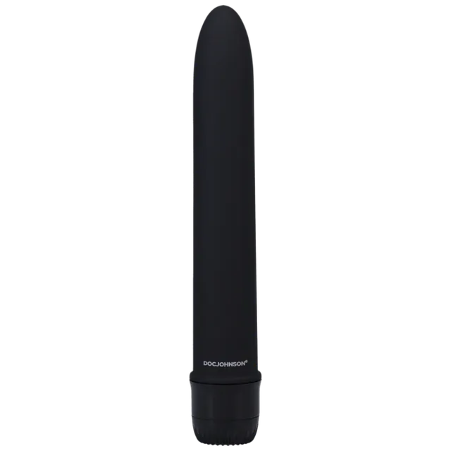 doc-johnson-black-magic-7-inch-vibromasseur-noir-multi-vitesse image 1