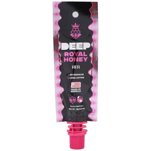 doc-johnson-deep-her-royal-honey-miel-intime-sachet-individuel image 1