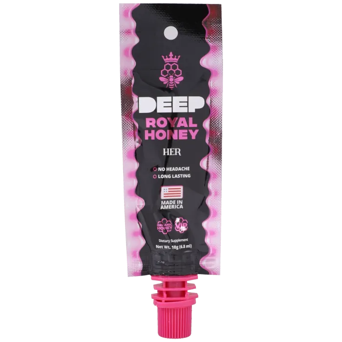 doc-johnson-deep-her-royal-honey-miel-intime-sachet-individuel image 1