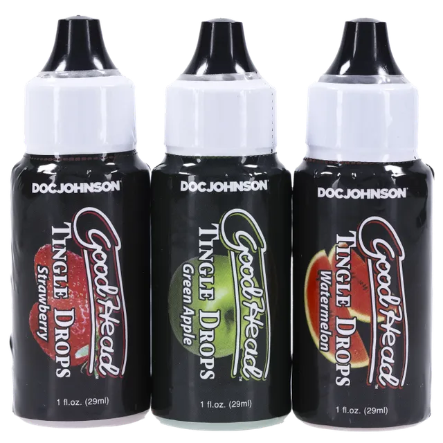 doc-johnson-goodhead-tingle-drops-gel-oral-3x29-ml-fruits image 1