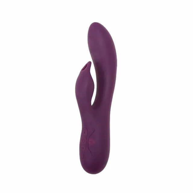 be-happy-extase-rabbit-vibromasseur-violet-silicone-rechargeable image 1
