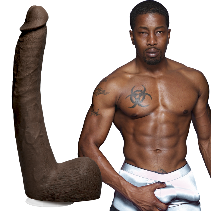 doc-johnson-signature-cocks-isiah-maxwell-gode-25-cm-chocolat image 2