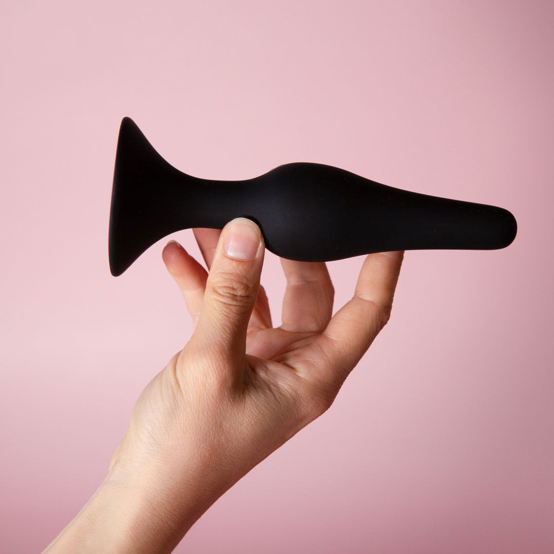 be-happy-tentation-plug-anal-ventouse-silicone-taille-s-noir image 2
