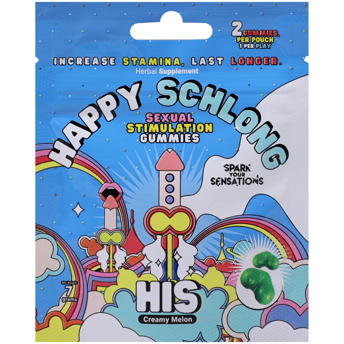 doc-johnson-happy-schlong-gummies-homme-melon-cr-meux image 1