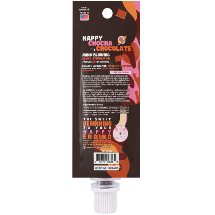 doc-johnson-happy-chocha-chocolat-aphrodisiaque-12x15g image 2