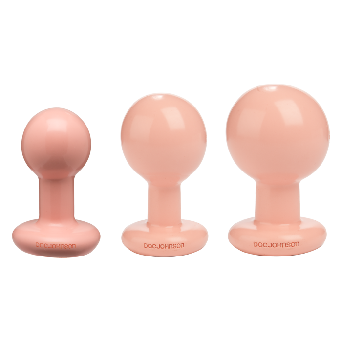 doc-johnson-classic-plug-anal-rond-coffret-3-cr-me image 1