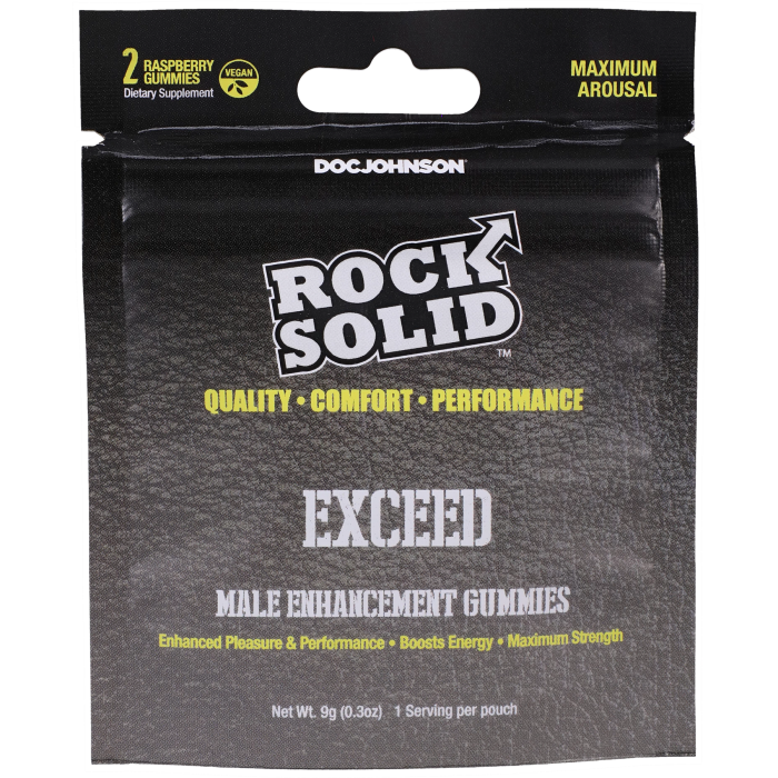 doc-johnson-rock-solid-exceed-gummies-stimulant-framboise-individuel image 1