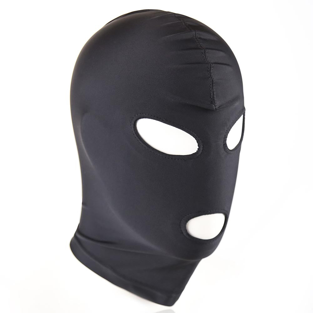 be-happy-domination-soft-cagoule-ouverte-spandex-noire-yeux-bouche image 4