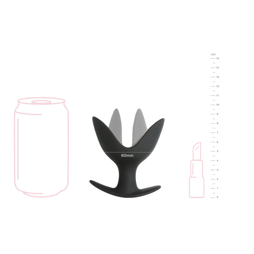 be-happy-sesame-spreader-plug-anal-noir-silicone-taille-s image 3