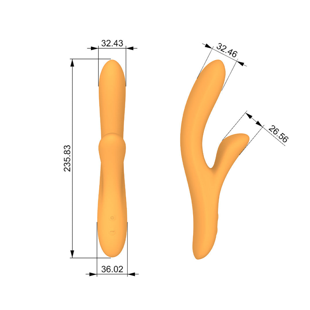 be-happy-honey-vibromasseur-double-stimulation-orange-point-g image 7
