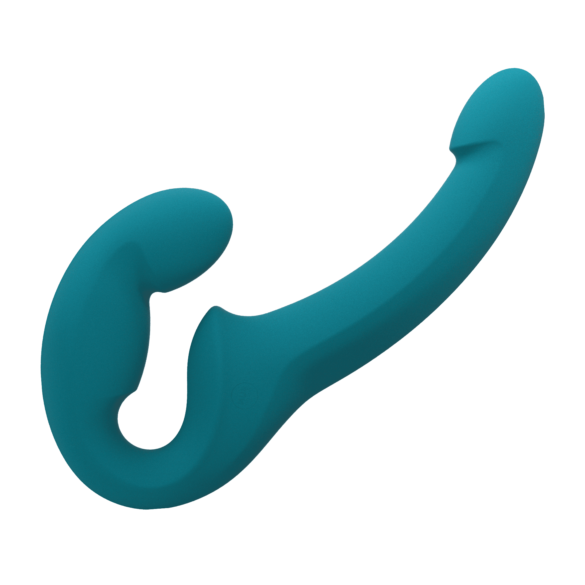 fun-factory-share-lite-double-gode-bleu-sans-vibration-harnais image 1